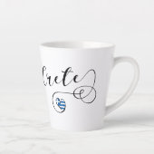 Kreta Heart Flag, Griechenland, Kreta Milchtasse (Rechts)