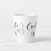 Kreta Heart Flag, Griechenland, Kreta Milchtasse (Vorderseite)