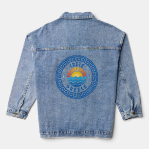 Kreta Island, Griechenland Jeansjacke