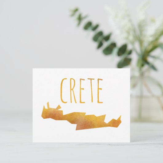 Kreta Karte (Stehend Vorderseite)