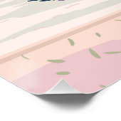 Kreta Poster Travel, griechische weiße Kirche (Ecke)