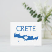 Kreta Postkarte (Stehend Vorderseite)