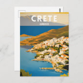 Kreta Postkarte (Vorne/Hinten)