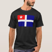 Kreta-Regionsflaggen-Griechenland-Symbol T-Shirt (Vorderseite)