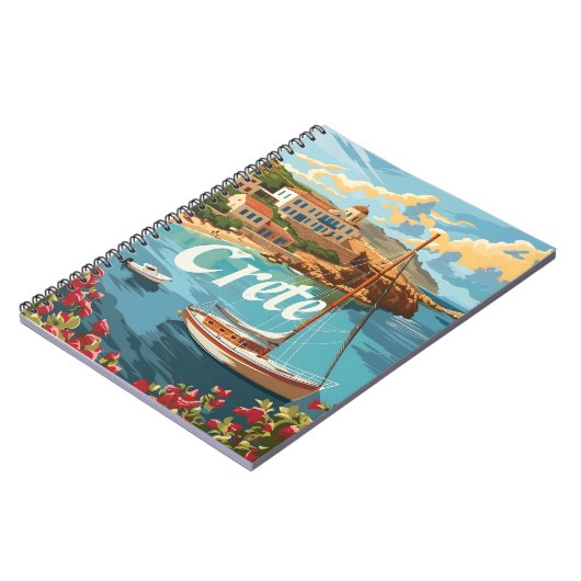 Kreta Vintag Notizblock (Linke Seite)