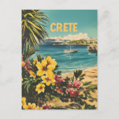 Kreta Vintag Postkarte (Vorderseite)