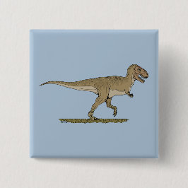 Kretakeale Dinosaurier Tyrannosaurus rex Button