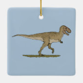 Kretakeale Dinosaurier Tyrannosaurus rex Keramikornament (Rückseite)