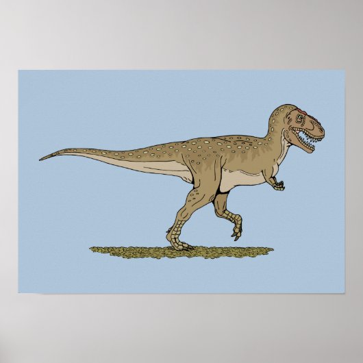 Kretakeale Dinosaurier Tyrannosaurus rex Poster (Vorne)