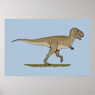 Kretakeale Dinosaurier Tyrannosaurus rex Poster