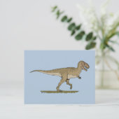 Kretakeale Dinosaurier Tyrannosaurus rex Postkarte (Stehend Vorderseite)