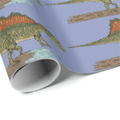 Kretakhaltiger Dinosaurier Spinosaurus Geschenkpapier (Rolleneckpunkt)
