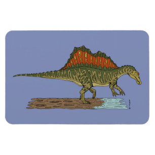 Kretakhaltiger Dinosaurier Spinosaurus Magnet