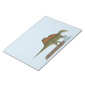 Kretakhaltiger Dinosaurier Spinosaurus Notizblock (angewinkelt)