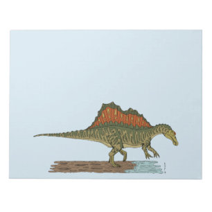 Kretakhaltiger Dinosaurier Spinosaurus Notizblock