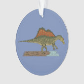 Kretakhaltiger Dinosaurier Spinosaurus Ornament (Vorderseite)