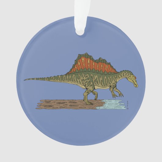 Kretakhaltiger Dinosaurier Spinosaurus Ornament (Vorderseite)