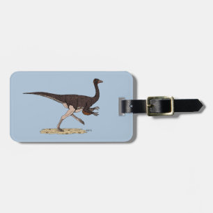 Kretakischer Dinosaurier Ornithomimus Gepäckanhänger