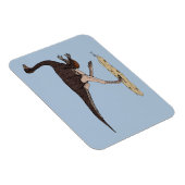 Kretakischer Dinosaurier Ornithomimus Magnet (Rechte Seite)