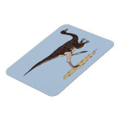 Kretakischer Dinosaurier Ornithomimus Magnet (Linke Seite)