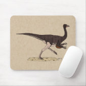 Kretakischer Dinosaurier Ornithomimus Mousepad (Mit Mouse)