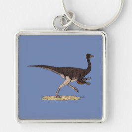 Kretakischer Dinosaurier Ornithomimus Schlüsselanhänger