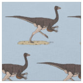 Kretakischer Dinosaurier Ornithomimus Stoff (Nahaufnahme)