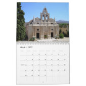 KRETE, GRIECHISCHER Mauerkalender Kalender (Mär 2027)