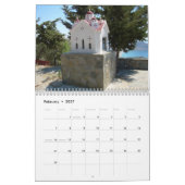 KRETE, GRIECHISCHER Mauerkalender Kalender (Feb 2027)