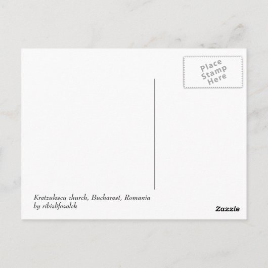 Kretzulescu Postkarte (Rückseite)