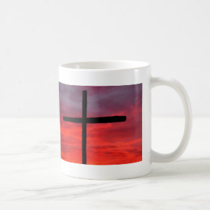 Kreuz am Sonnenaufgang Kaffeetasse