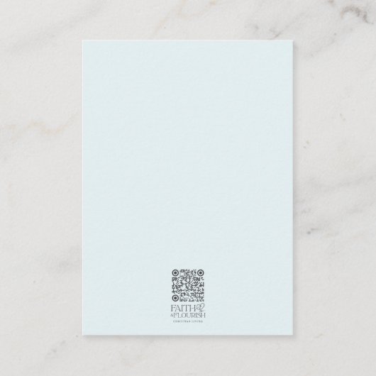 Kreuz an der Dusk Lesezeichen Scripture Bibel Hinweiskarte (Rückseite)