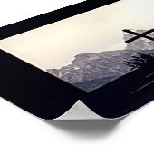Kreuz auf dem Moran Poster (Ecke)