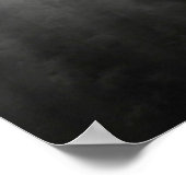 Kreuz auf den Foggy Mountains Poster (Ecke)