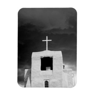 Kreuz auf der ältesten Kirche, San Miguel, Santa F Magnet