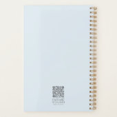 Kreuz auf Raging Water Bible Verse Personalisiert Planer (Rückseite)