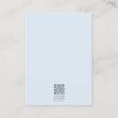 Kreuz auf Wasser Dark Blue Lesezeichen Bible Scrip Hinweiskarte (Rückseite)