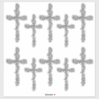 Kreuz Aufkleber