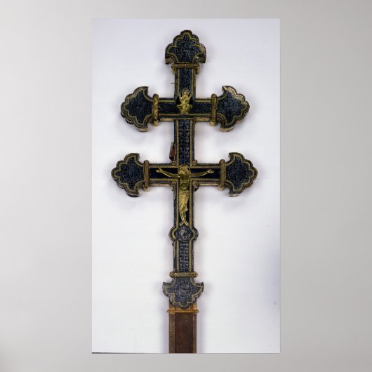 Kreuz aus der Abtei Clairmarais Poster (Vorne)