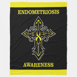 Kreuz/Bewusstsein.. Endometriose Fleece Blanket