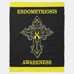 Kreuz/Bewusstsein.. Endometriose Fleece Blanket