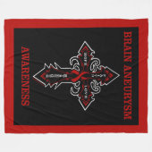 Kreuz/Bewusstsein...Gehirnaneurysma Fleecedecke (Vorderseite (Horizontal))