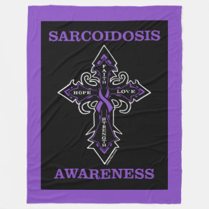 Kreuz/Bewusstsein... Sarcoidose Fleece Blanket