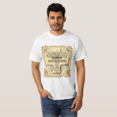Kreuz Caduceus Arzt  T-Shirt (Vorne ganz)
