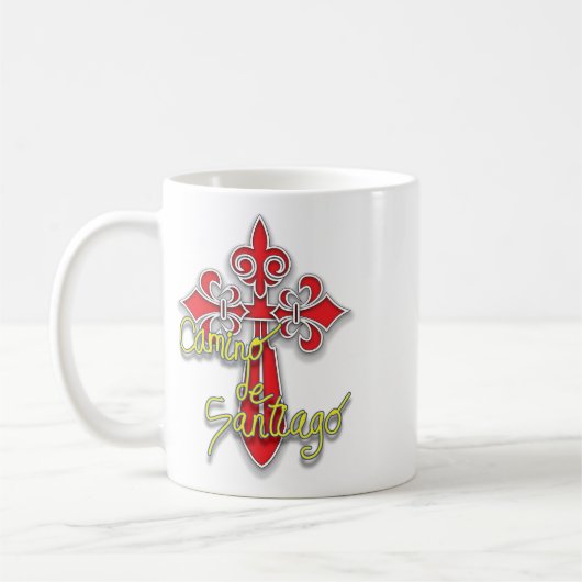 Kreuz Camino Des Santiago Kaffeetasse (Links)