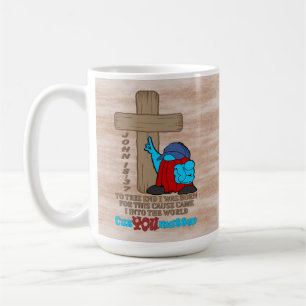 Kreuz Christi Rufus Inspirationswörter Kaffeetasse