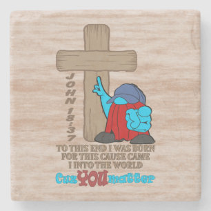 Kreuz Christi Rufus Inspirationswörter Steinuntersetzer