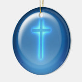Kreuz - Christlich Keramikornament (Links)