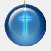 Kreuz - Christlich Keramikornament (Hinten)