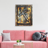 Kreuz der Apokalypse Leinwanddruck (Insitu (Wohnzimmer))